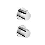 Hotbath Ace Afbouwdeel - voor inbouwthermostaat - 2-weg - omstel - Chroom SW1117582