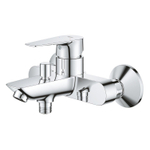 GROHE BauEdge badkraan met koppelingen chroom SW536501