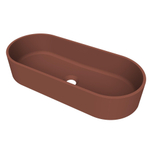 Arcqua Case waskom - ovaal - 60x26cm - mat terracotta SW1209104