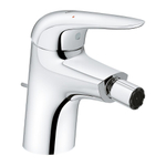 GROHE Eurostyle New 1 gats bidetkraan S size met waste met gesloten greep chroom SW60371