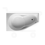 RIHO Yukon standaard bad 160x90cm Wit glans Hoekopstelling Links BA34005 311472