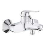 GROHE Swift QuickFix Badkraan - HOH=15cm - met omstel - met koppelingen - chroom SW1028102