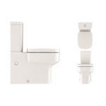 Crosswater Kai toiletzitting met softclose en dunne rand wit SW487305