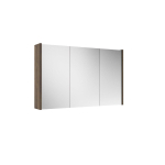 Adema Prime Spiegelkast - 100x63x16cm - inclusief zijpanelen - noten (hout) SW815283