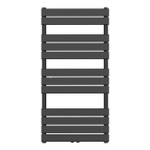 Belrad Handdoekradiator - middenaansluiting - 1200X600mm - Zwart SW1152668