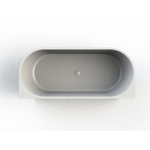 Royal Plaza Violeta Bad - half vrijstaand - 180x80cm - mat wit SW1075512