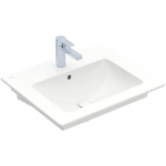 Villeroy & Boch Venticello Wastafel - 60x50cm - 1 kraangat - overloop - wit 1025156