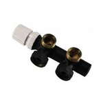 Riko thermostatisch 3/4 onderblok haaks-links mat zwart SW353904