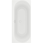 Villeroy & boch Loop duobad - 170x75cm - rechthoek/binnenbad ovaal - acryl Stone White mat SW693629