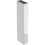 Geberit Acanto hoge kast 2 ladeboxen front glas 173cm glans wit SW417795