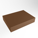 Mondiaz TOP 46 Topblad - 40x41x12cm - geschikt voor afdekplaat - Solid surface - Rust SW1024830