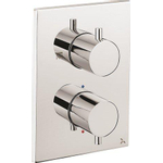 Crosswater MPRO Crossbox Douchekraan Inbouw - thermostatisch - 1 functie - inclusief inbouwdeel - chroom SW408402