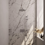 BRAUER Chrome Edition Thermostatische Regendouche inbouw - drukknoppen - SET 62 - 30cm hoofddouche - rechte muurarm - staaf handdouche - doucheslang - geïntegreerde glijstang - chroom SW925549