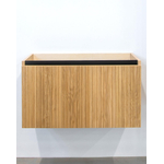 Adema Holz Badkameronderkast - 80cm - 1 lade - greeploos - eiken SW773952