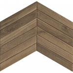 SAMPLE Fap Ceramiche Fapnest vloer- en wandtegel Hout look Brown Chevron Mat SW735980