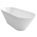 Riho Barcelona vrijstaand bad - 170x70cm - solid surface - mat wit SW421560
