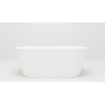 Crosstone by Arcqua Evi solid surface vrijstaand ligbad 180x80x57 mat wit SW857167