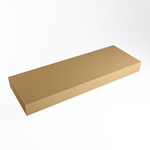 Mondiaz TOP 46 Vrijhangend Topblad - 130x46x12cm - geschikt voor waskom - Solid surface - Oro SW1023579