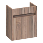 Saniclass Nexxt fonteinonderkast 40x45x22cm met 1 rechtsdraaiende deur met greep MFC Almond SW522652