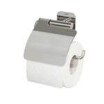 Tiger Colar Toiletrolhouder met klep RVS gepolijst 14.6x13.3x3.5cm SW106826