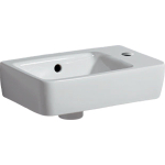 Geberit Renova Compact fontein met kraangat rechts met overloop 40x25x15cm wit SW417365