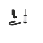 Grohe Selection Toiletaccessoires - closethouder - zonder klep - closetborstelset - handdoekhaak - phantom black SW1204285