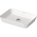 Duravit Cape Cod waskom rechthoekig zonder kraangat zonder overloop 55x40cm mat wit SW297001