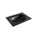 MONDIAZ MOON badkamermeubelset - Erin - 60cm - 1 lade - uitsparing midden - underlayment - wastafel - solid surface - 61cm - midden - urban SW1212687