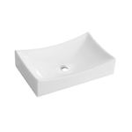 Wiesbaden Slide waskom rechthoekig 55 x 35 x 12 cm keramiek glans wit SW65826