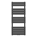 Belrad Handdoekradiator - middenaansluiting - 1200X500mm - Zwart SW1152667