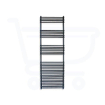 Sanicare TubeOnTube designradiator 180x60cm zwart mat SW2726