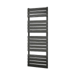 Plieger Genua designradiator horizontaal 1520x550mm 800W zwart grafiet (black graphite) 7253318