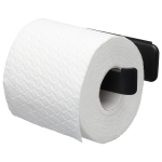 Tiger Tess Toiletrolhouder - zonder klep - zelfklevend/boren - zwart SW877647