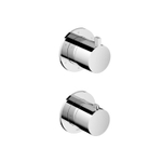 Hotbath Ace Afbouwdeel - voor inbouwthermostaat - 3-weg - omstel - Chroom SW1117609