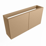 Mondiaz FOWY fonteinonderkast - 100x22x50cm - 2 deuren - push to open - softclose - Oro SW1016913