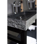 Forzalaqua steunenset 39.5x16x3cm voor Forzalaqua natuurstenen wastafels of wastafelbladen SW369873