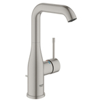 GROHE Essence new Wastafelkraan Opbouw - uitloop 12.7cm - L-size - waste - supersteel SW73260