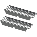 Tece DrainProfile haarzeef rvs SW656808