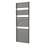 Plieger Florian Nxt M designradiator dubbel horizontaal met middenaansluiting 1710x500mm 1161W zwart 7255471