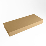 Mondiaz TOP 23 Vrijhangend Topblad - 100x23.5x12cm - geschikt voor waskom - Solid surface - Oro SW1024121