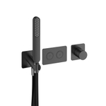 Hotbath Gal Hotbath Gal Afbouwdeel voor inbouwthermostaat met 2 pushbuttons Gunmetal geborsteld PVD SW656904