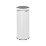 Brabantia Touch Bin Afvalemmer - 30 liter - kunststof binnenemmer - wit SW1117309