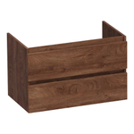 BRAUER Joy wastafelonderkast 80 2 softclose lades - greeploos - 1 sifon uitsparing - Forest Cacao SW1201170