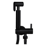 Wiesbaden 304 bidetset met handdouche en doucheslang mat zwart SW373428