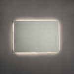 Adema Squared Badkamerspiegel - 100x70cm - indirecte LED verlichting - touch schakelaar - spiegelverwarming SW108326