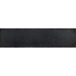 Viva Metal Brick Wandtegel 6x24cm 9.5mm Black SW498006