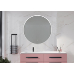 HR Badmeubelen Rondo 2.0 Spiegel - frame wit mat - 120cm- dimbaar - LED - spiegelverwaming SW1171088