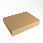 Mondiaz TOP 46 Topblad - 50x41x12cm - geschikt voor afdekplaat - Solid surface - Oro SW1023936