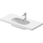 Duravit D code meubelwastafel 105x48 cm 1 kraangat met overloop wit GA87573