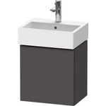 Duravit D-Neo wastafelonderkast 43.4x44x32.2cm Rechtsdraaiend 1 deur Grafiet Mat SW640596